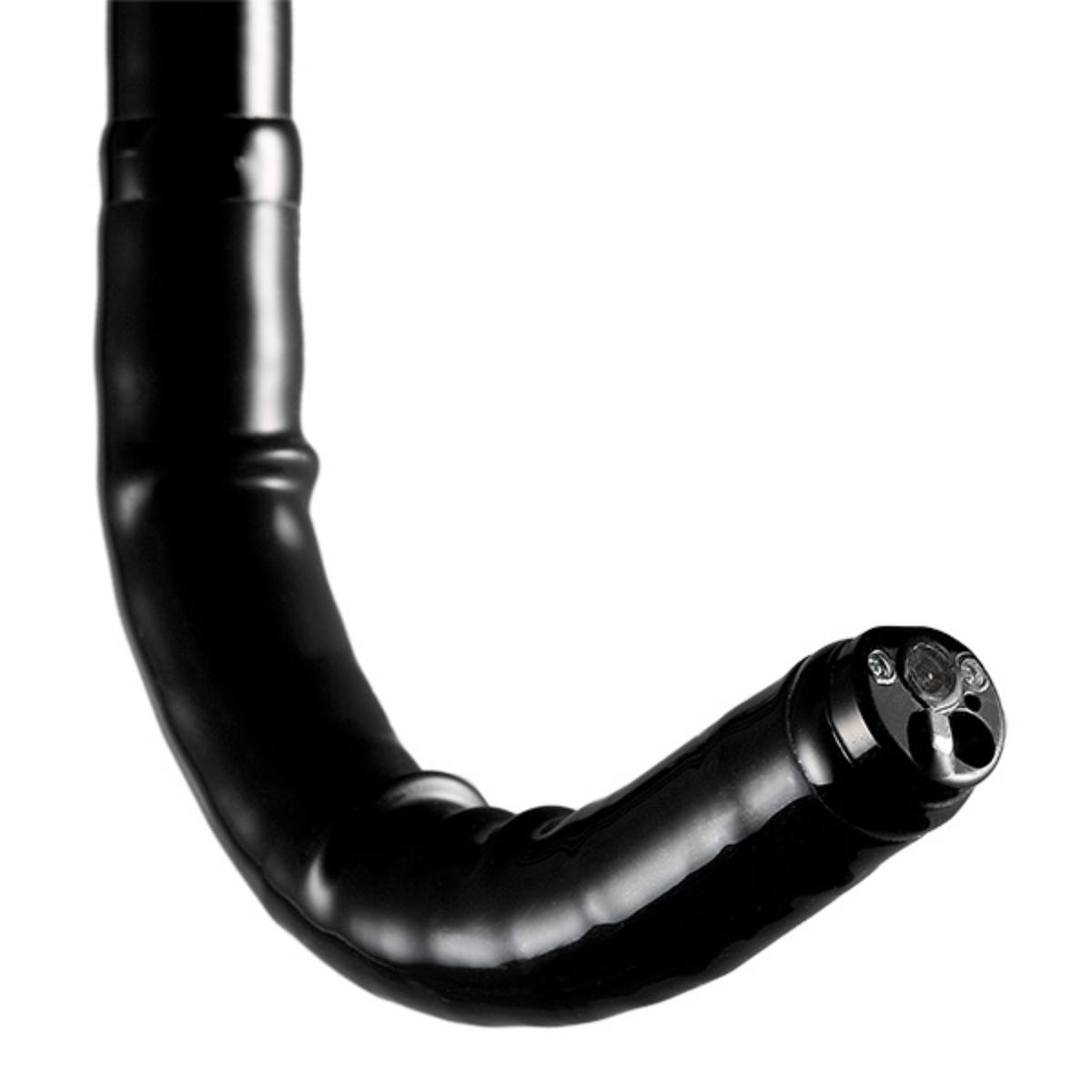 Flexible endoscope with sleek black design for medical procedures
