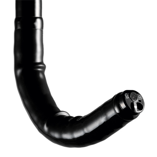 Flexible endoscope with sleek black design for medical procedures