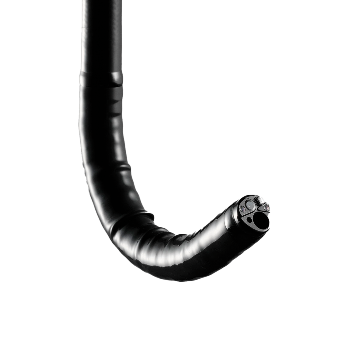 Flexible endoscope with sleek black design for medical procedures