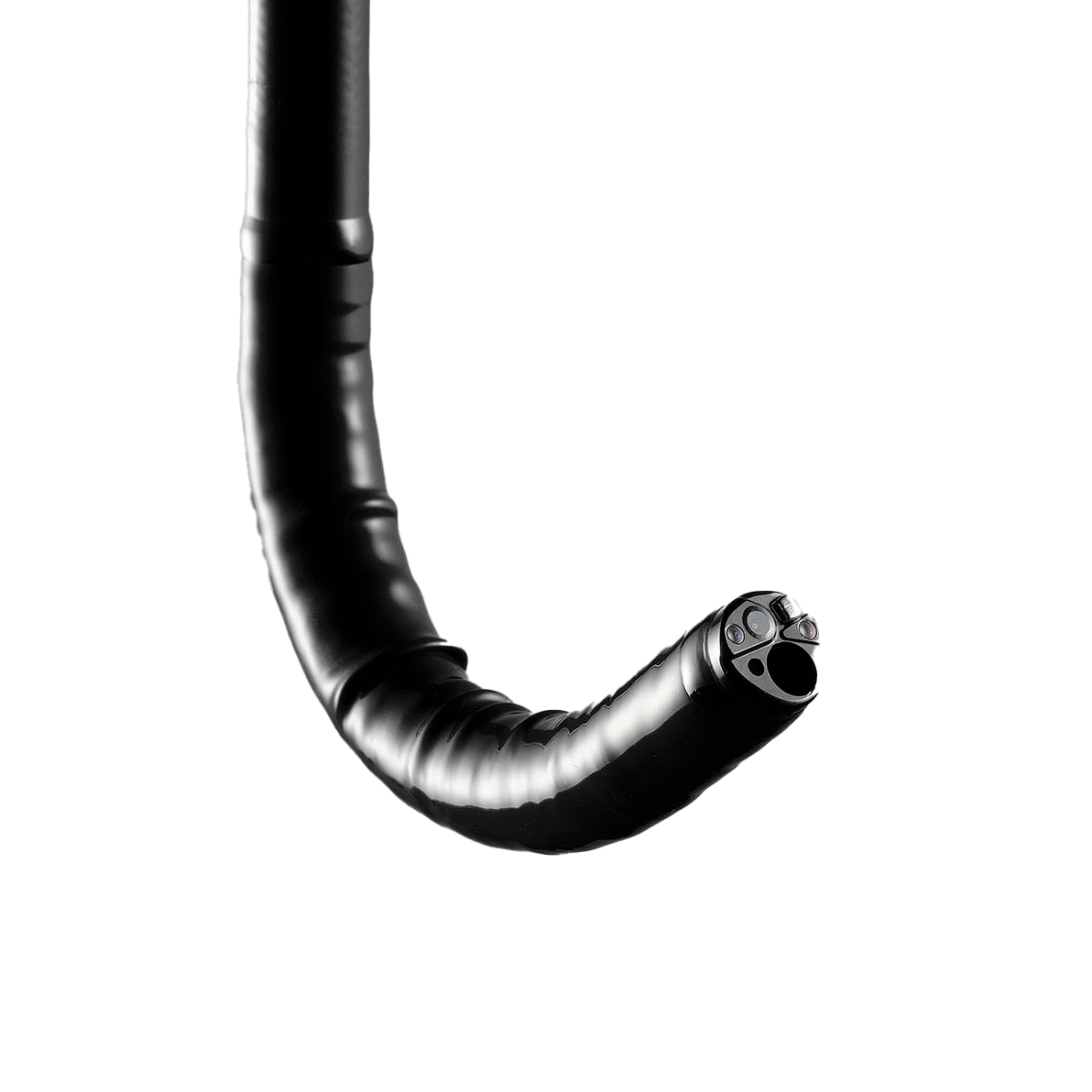 Flexible endoscope with sleek black design for medical procedures