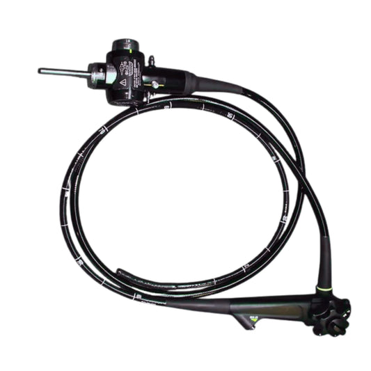 Flexible endoscope for medical procedures, featuring control handle and insertion tube