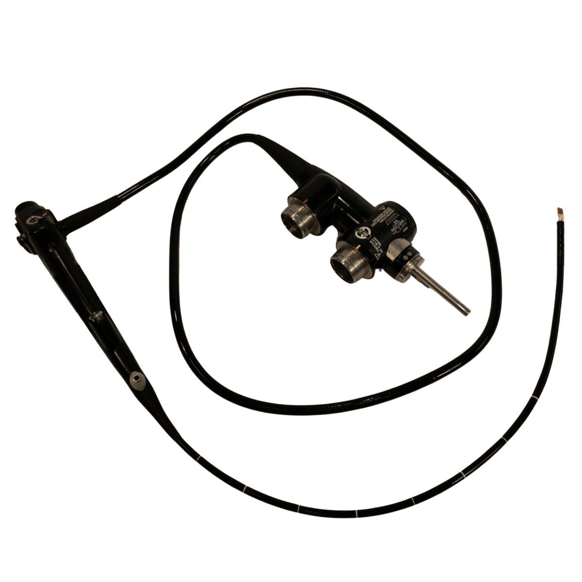 Flexible endoscope with control handle and insertion tube for medical procedures