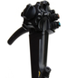 Flexible endoscope control head with articulation knobs and instrument ports for medical procedures