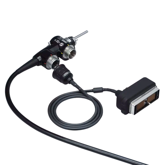 Flexible endoscope with connectors and cable for medical imaging procedures