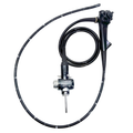 Olympus TJF-Q180V therapeutic video duodenoscope featuring HDTV imaging, Narrow Band Imaging, dual guidewire locking technology, and advanced ERCP functionality.